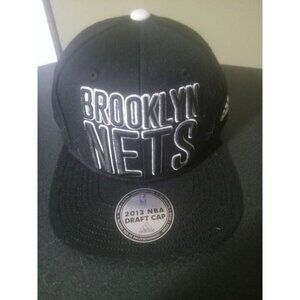 Adidas Brooklyn Nets 2013 NBA Draft Snapback Hat – Flat Bill – Black